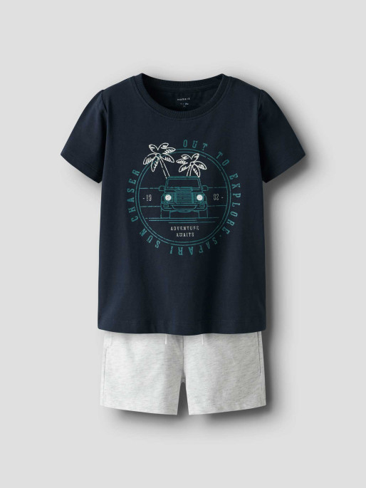 NAME IT Kids' Sports Tracksuit NMMJASPEN SS Shorts Set PB