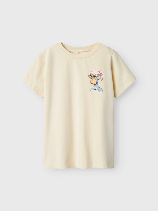 NAME IT Youth NKFDISARA BOREDOFD SS RLX Top Box Sky T-shirt