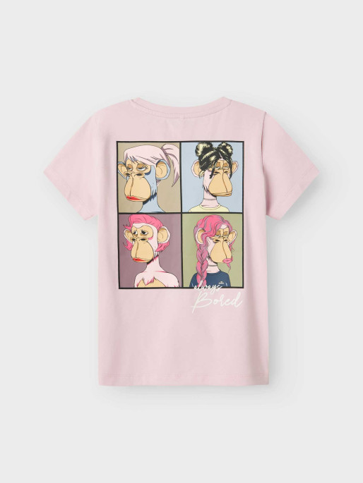 NAME IT Youth NKFDISARA BOREDOFD SS RLX Top Box Sky T-shirt