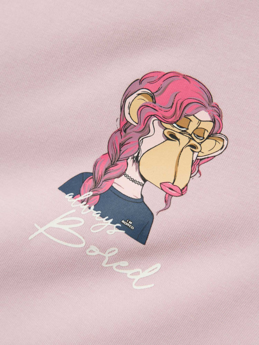 NAME IT Youth NKFDISARA BOREDOFD SS RLX Top Box Sky T-shirt