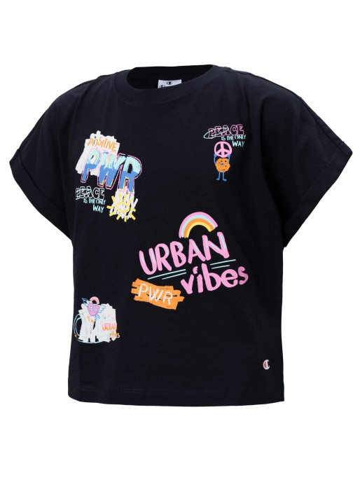 CHAMPION Παιδική Κοντομάνικη Μπλούζα Crewneck