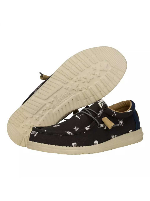 Hey Dude Обувки Wally Stars N Skulls Print