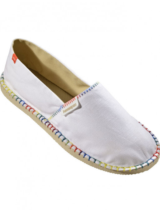 HAVAIANAS ORIGINE DETAILS WHITE SHOES