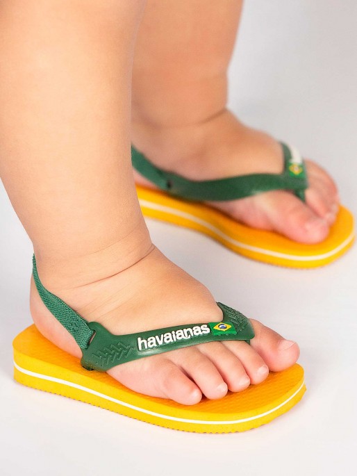 HAVAIANAS Flip Flops BABY BRASIL LOGO II