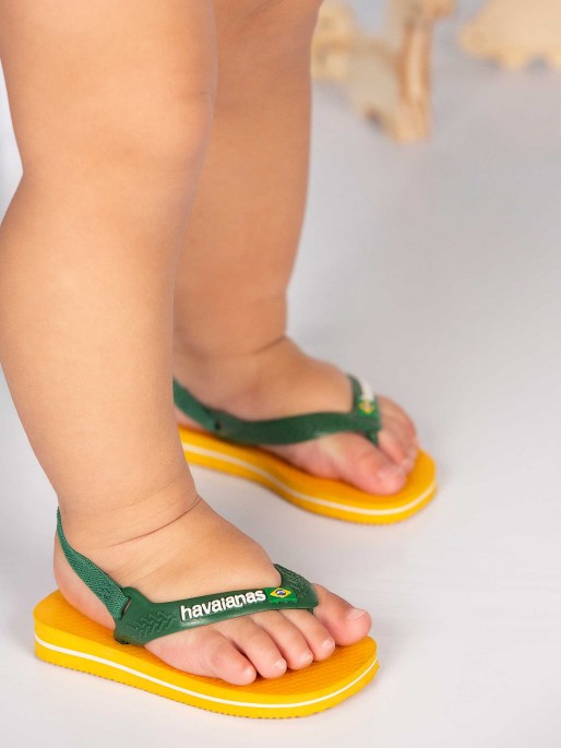 HAVAIANAS Flip Flops BABY BRASIL LOGO II