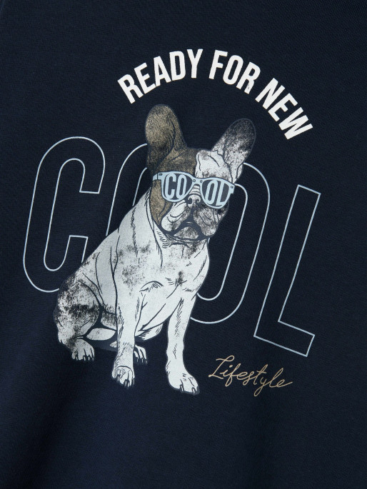 NAME IT Kids' Hoodie NKMBEDOG LS NREG Sweat WH UNB