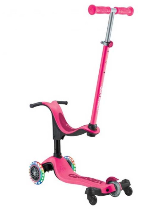 GLOBBER Тротинетка 4 в 1 GO UP SPORTY LIGHTS 360