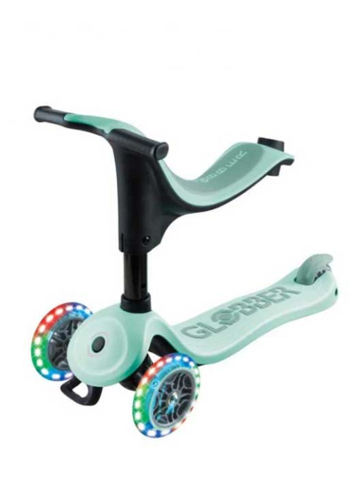 GLOBBER Тротинетка 4 в 1 GO UP SPORTY LIGHTS 360