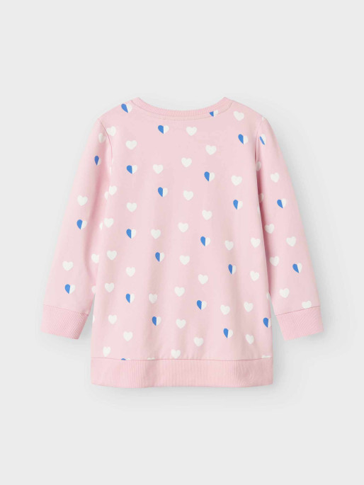 NAME IT Dečija dukserica NMFLIA SWEAT TUNIC BRU
