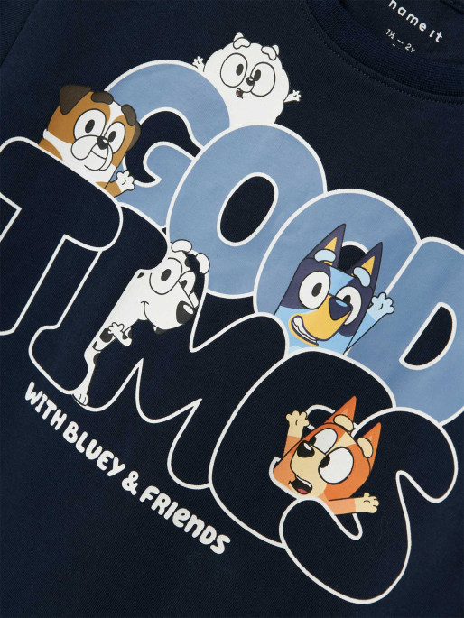 NAME IT NMMNIELS BLUEY NREG LS TOP BOX SKY Sweatshirt