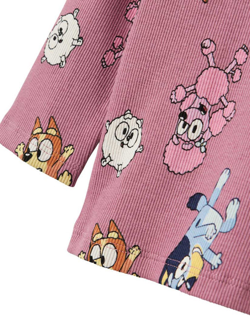 NAME IT Bluza Nmfnina Bluey Ls Top Sky