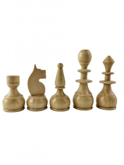 ORESHAK Set of wooden chess pieces