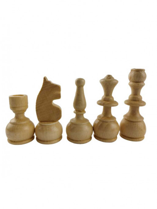 ORESHAK Set of wooden chess pieces