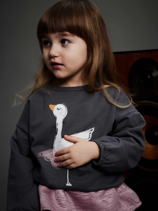 NAME IT Блуза NMFSWANA LS SWEAT BRU