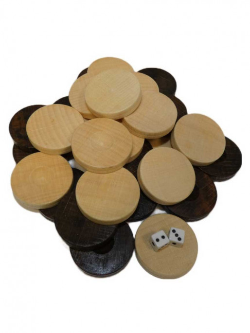 ORESHAK Комплект дървени пулове за табла