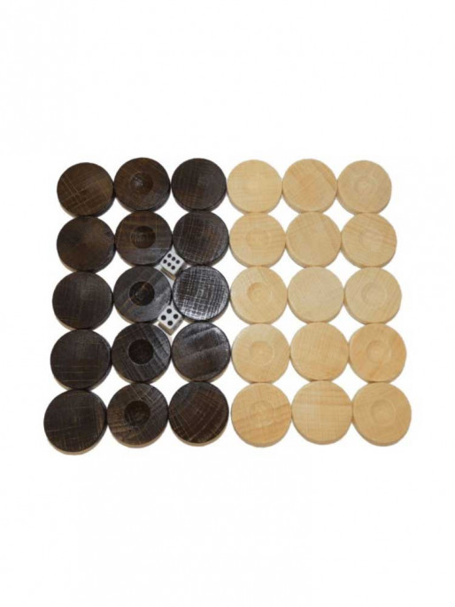 ORESHAK Комплект дървени пулове за табла