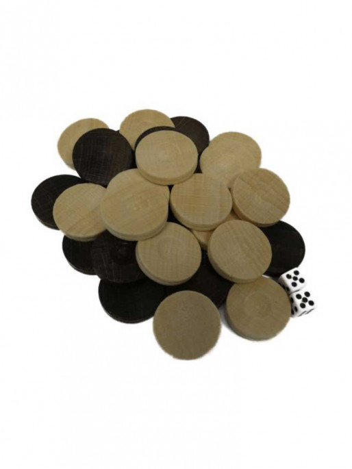 ORESHAK Комплект дървени пулове за табла