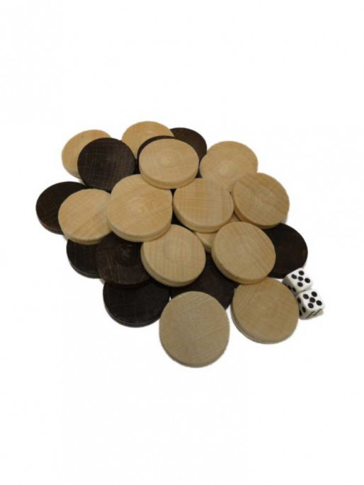 ORESHAK Комплект дървени пулове за табла