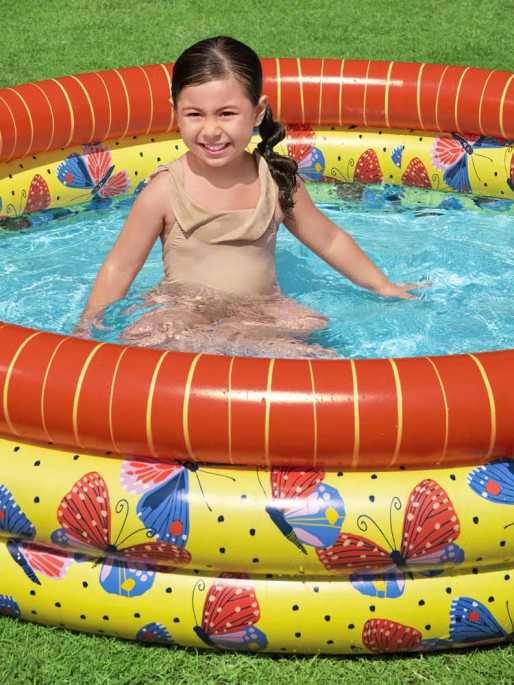 BESTWAY Надуваем басейн Красива пеперуда 51202 - 168x38см