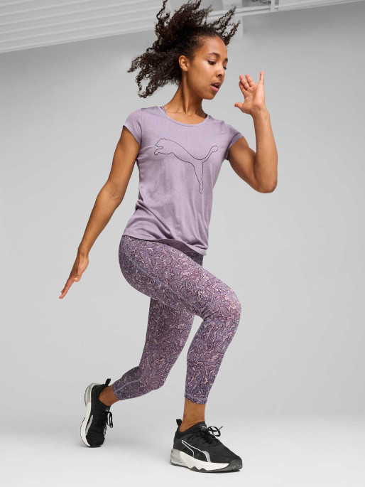 PUMA Κοντομάνικη Μπλούζα PERFORMANCE HEATHER CAT W
