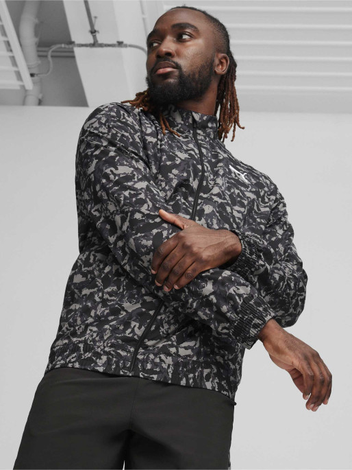 PUMA Muška jakna Fit AOP Woven Jacket