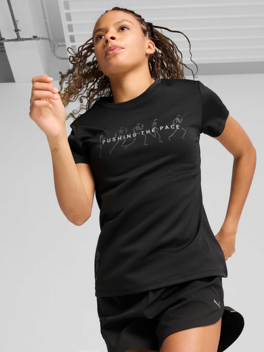 PUMA Tricou Graphics Running Slogan W