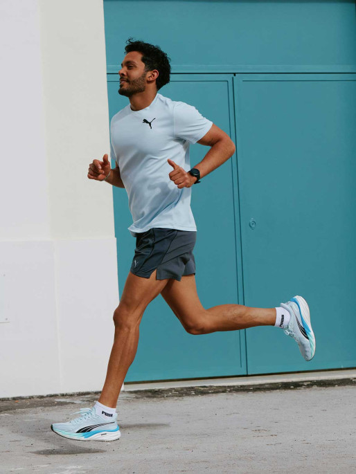 PUMA Тениска GRAPHICS RUNNING FASTER TEE M