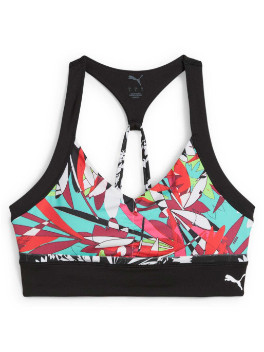 PUMA Αθλητικό Μπουστάκι 4KEEPS TROPICAL AOP LONGLINE BRA