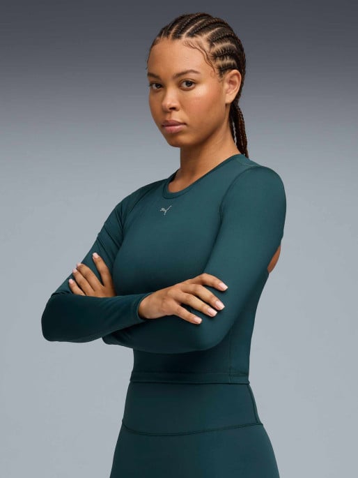 PUMA Блуза W GREEN TERRAINS LONG SLEEVE