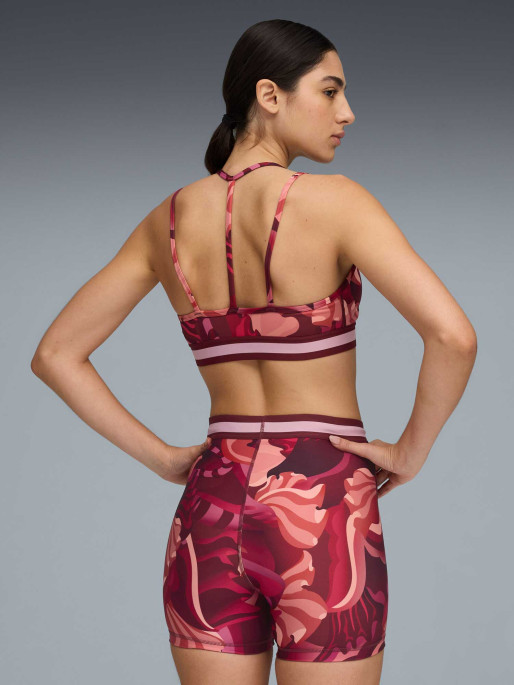 PUMA Αθλητικό Μπουστάκι FLORAL RIBBON STRAPPY BRA – LOW