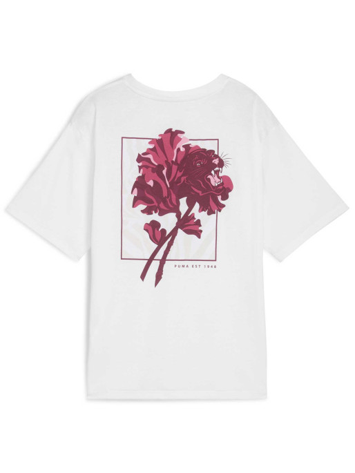 PUMA Tricou W Floral Cat Graphic