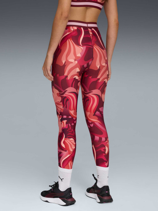 PUMA Αθλητικό Κολάν W PUMA STRONG FLORAL RIBBON TIGHT AOP HW 7/8