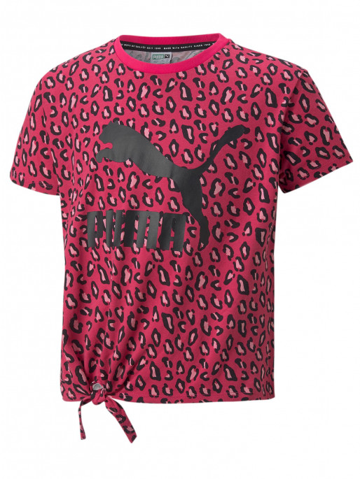 PUMA Tee Classics Summer Roar AOP Knotted
