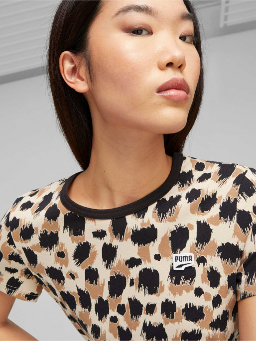 PUMA Tricou Downtown AOP Slim