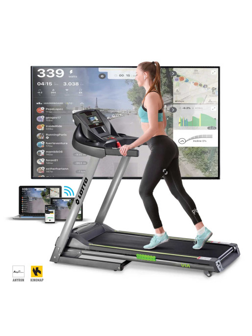 LOTTO FITNESS Smart Treadmill VIA 16 km / 1.75 HP
