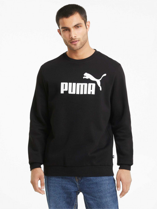 PUMA ESS Big Logo Crew FL Sweater
