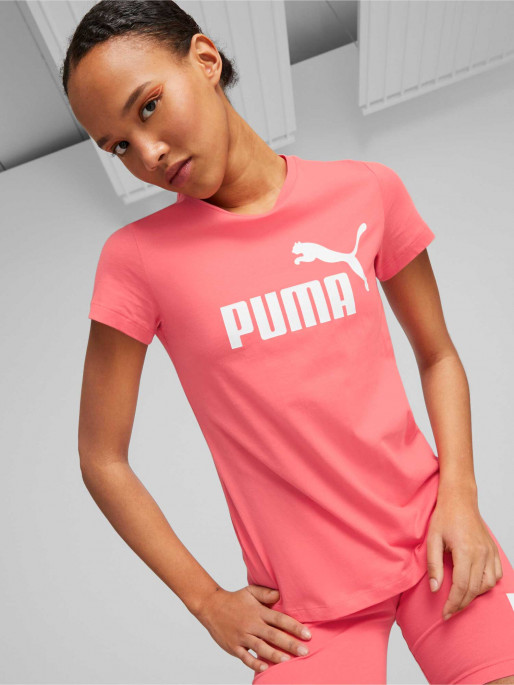 PUMA Κοντομάνικη Μπλούζα W ESS Logo (s)