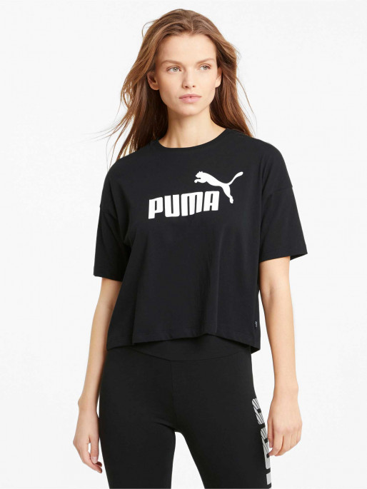 PUMA Κοντομάνικη Μπλούζα ESS Cropped Logo