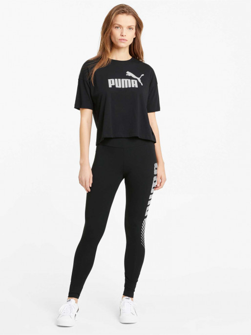 PUMA Κοντομάνικη Μπλούζα ESS Cropped Logo