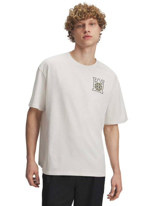 UNDER ARMOUR Κοντομάνικη Μπλούζα Hoops Courtside Heavyweight
