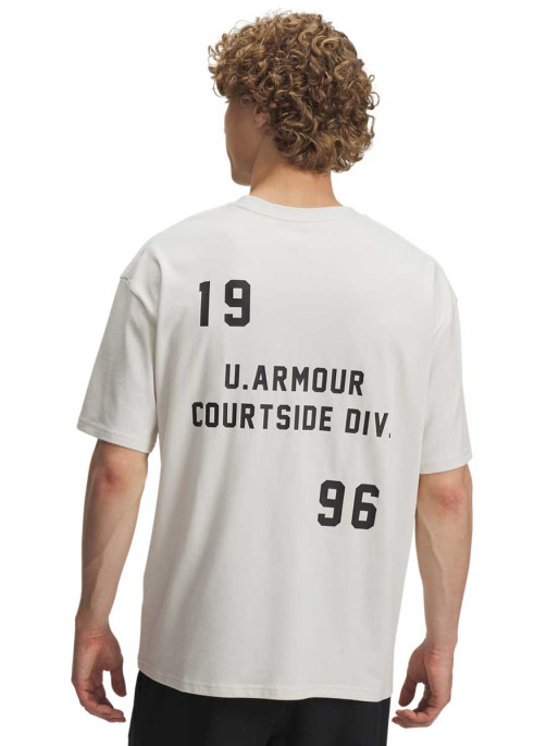 UNDER ARMOUR Κοντομάνικη Μπλούζα Hoops Courtside Heavyweight