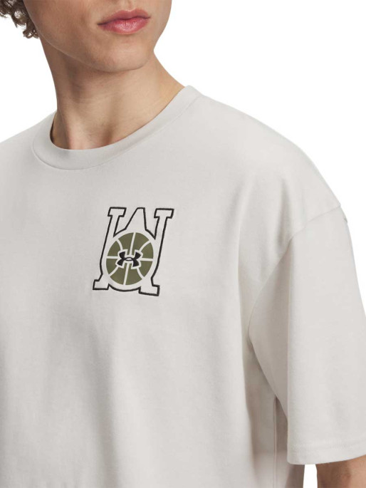UNDER ARMOUR Κοντομάνικη Μπλούζα Hoops Courtside Heavyweight