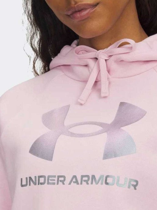 UNDER ARMOUR Μακρυμάνικη Μπλούζα UA Rival Flc Shimmer Hdy