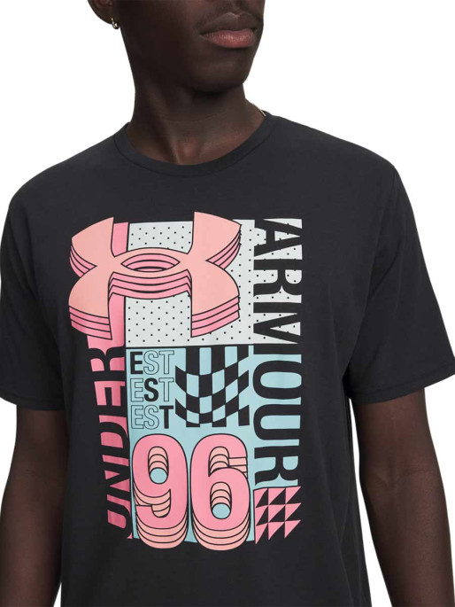 UNDER ARMOUR Тениска UA M LOGO COLLAGE SS