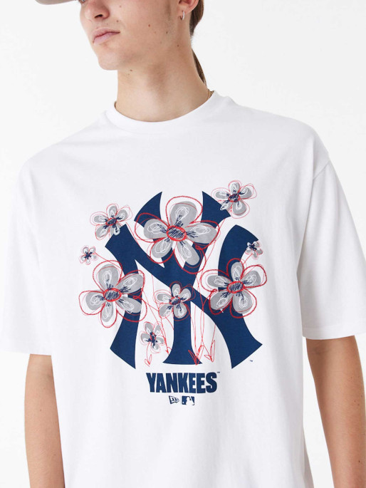 NEW ERA MLB FLORAL LOGO OS TEE NEYYAN