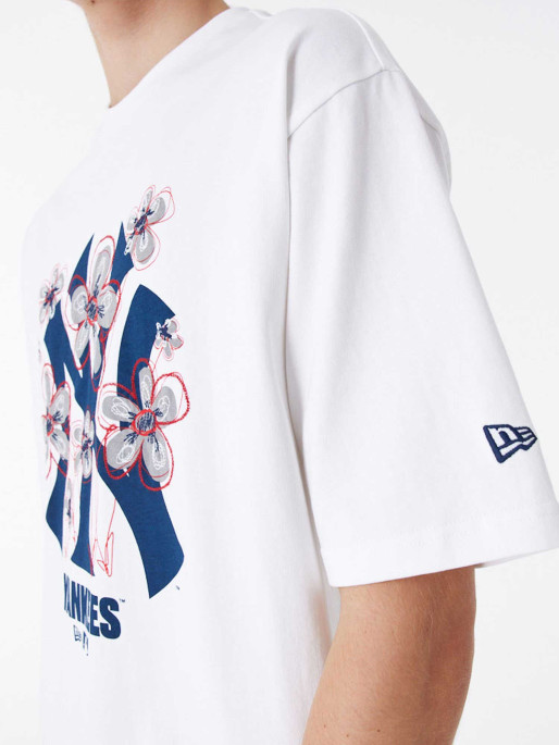 NEW ERA MLB FLORAL LOGO OS TEE NEYYAN