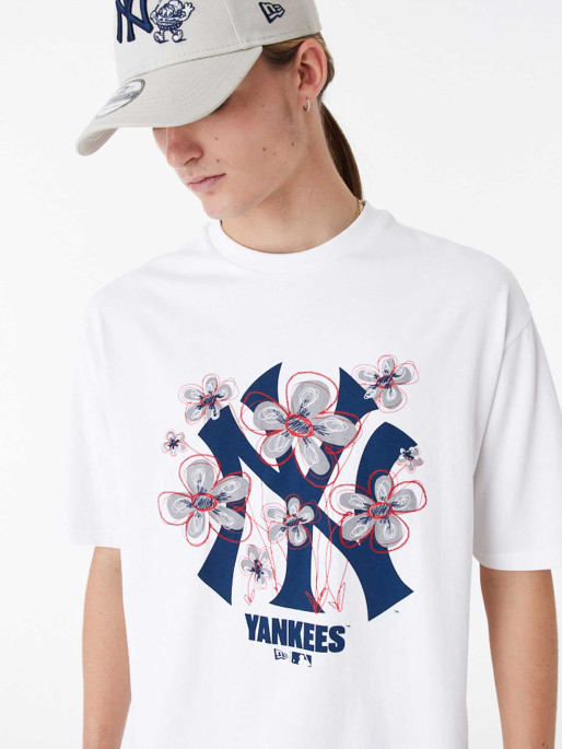 NEW ERA MLB FLORAL LOGO OS TEE NEYYAN