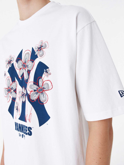 NEW ERA MLB FLORAL LOGO OS TEE NEYYAN