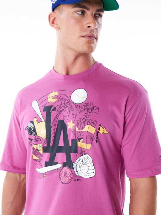 NEW ERA Tricou Mlb Food Grphc Os Losdod