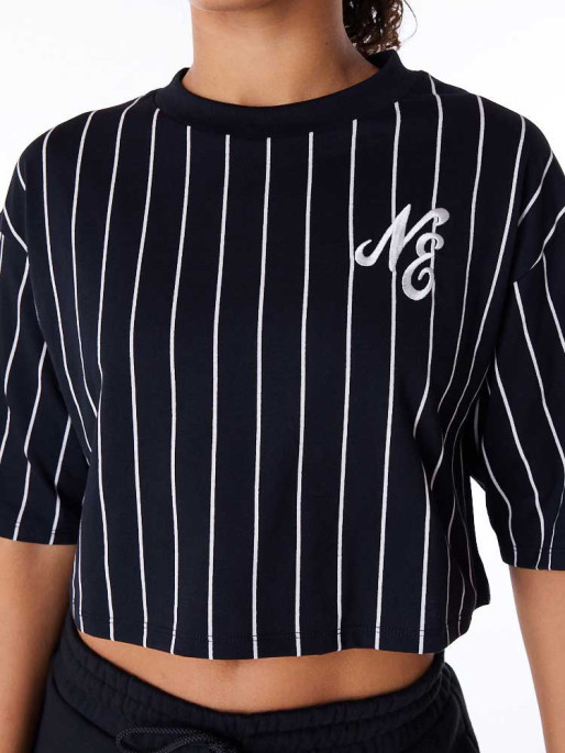 NEW ERA Tricou Z.Ne Pinstripe Crop
